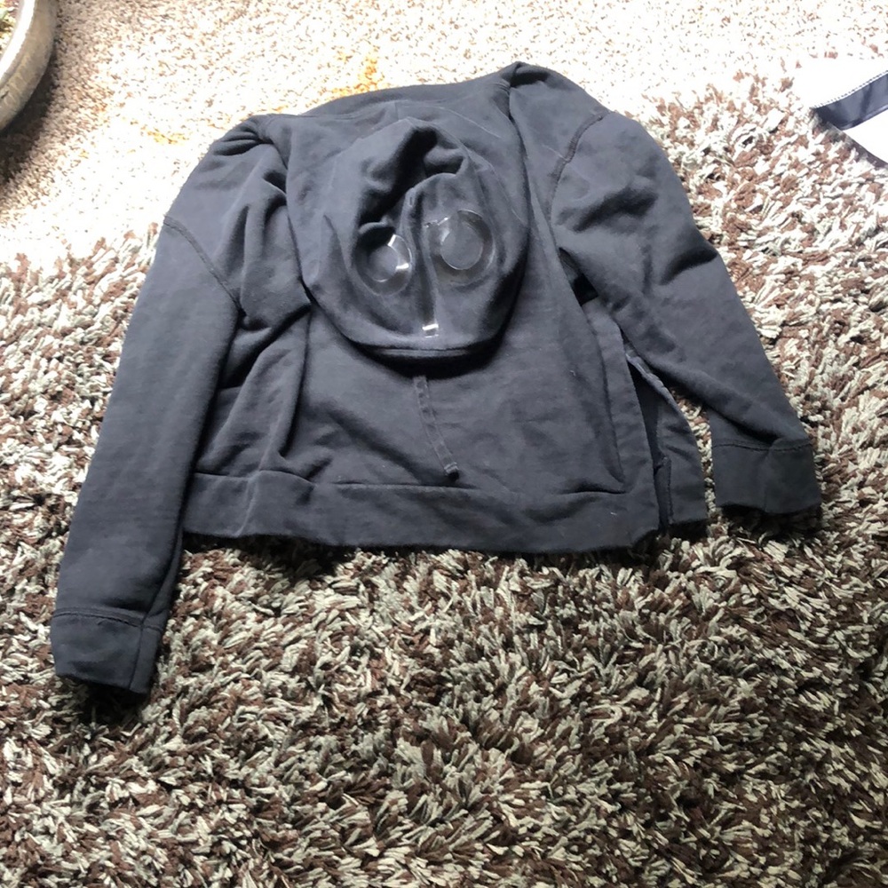 Alo yoga heavy duty hoodie with side opening sizeM